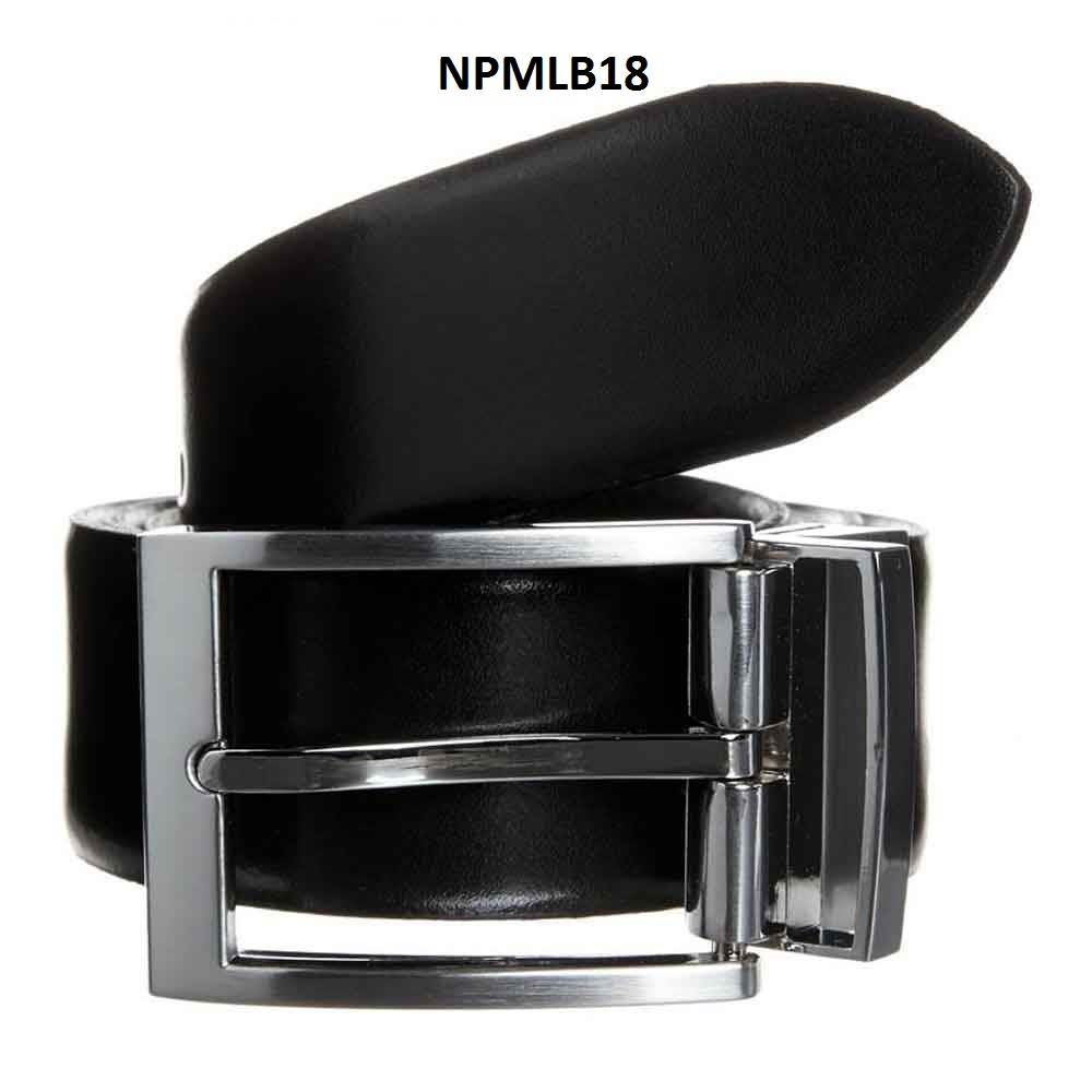 NPMLB18 - Leather Belt Cowhide Closure Buckle Length