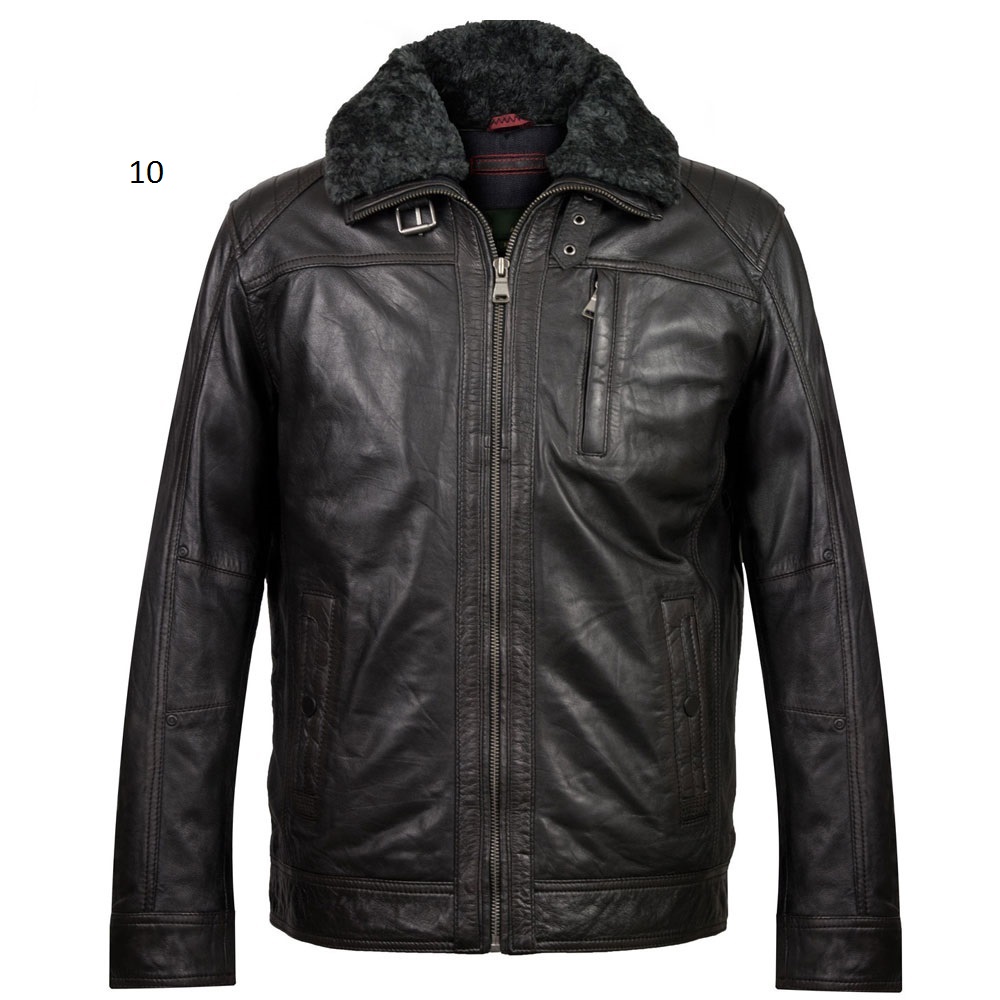 MLJ10 - Men Leather Jacket
